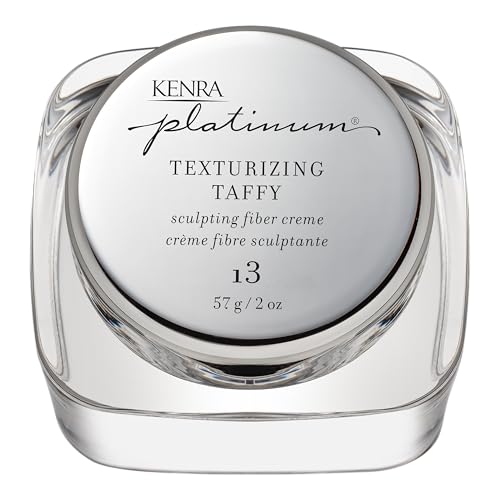 Kenra Professional Platinum Texturizing Taffy 13 | Styling Fiber Crème| Medium Hold | Details & Smooths Styles | Superior Control for Sculpting Short & Long Hairstyles | All Hair Types | 2 fl. Oz