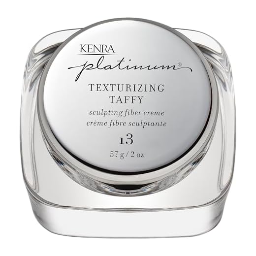 Kenra Platinum Texturizing Taffy 13 | Styling Fiber Crème | Medium Hold | Defines, Details, & Smooths Styles | Superior Control for Sculpting Short & Long Hairstyles | All Hair Types | 2 fl. Oz