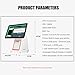 PA-DABAOO Smart Cash Register POS System,All-in-One POS System for Small Business,15.6-Inch Touch Screen,8-Digit LED Customer Display,Built-in Thermal Printer,8GB RAM, 128G SSD,White