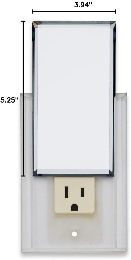 Mirart Hide-A-Plate® Decora Plug Acrylic Mirror Switch Plate