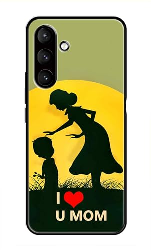 Image of Metal TPU Printed Back Cover for Samsung Galaxy F54 5G (Love U Mom) 360 Degree Protection | Camera Protection -25092024(AR)