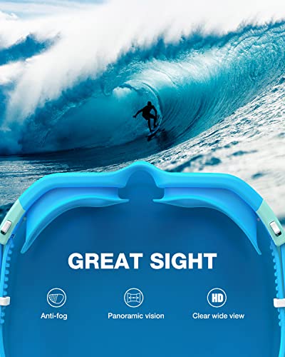Image of ZIONOR Swim Goggles, G1 SE Swimming Goggles Anti-Fog for Adult Men Women