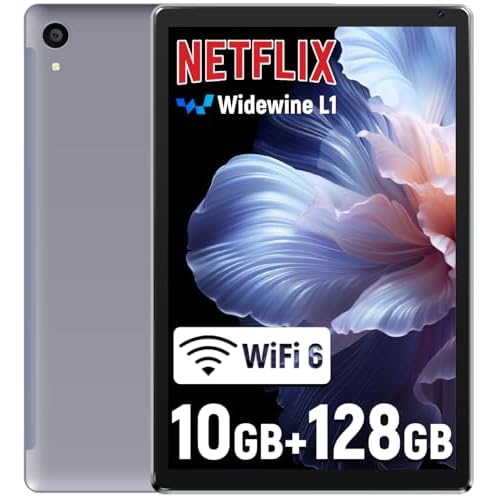 Android Tablet, 10.1 inch Tablets with 1280 * 800 IPS HD Touchscreen, Octa-Core Processor, 10GB RAM 128GB ROM, 1TB TF Card Expandable, 5G/2.4G WiFi, BT 5.0,Dual Camera, 2024 US Version