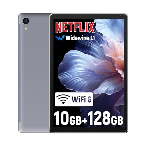 Android Tablet, 10.1 inch Tablets with 1280 * 800 IPS HD Touchscreen, Octa-Core Processor, 10GB RAM 128GB ROM, 1TB TF Card Expandable, 5G/2.4G WiFi, BT 5.0,Dual Camera, 2024 US Version