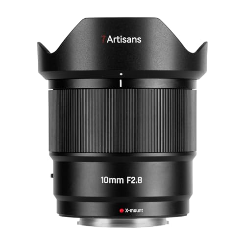 7artisans AF 10mm F2.8 X�}�E���g �P�œ_ �L�p�����Y (�������K�i�E���[�J�[2�N�ۏؕt) �݊��i�x�m�t�C����X�p �I�[�g�t�H�[�J�X �~���[���X�p���������Y ����a ���i�B�e X-M5 X-T2 X-T5 X-T100 X-S20 X