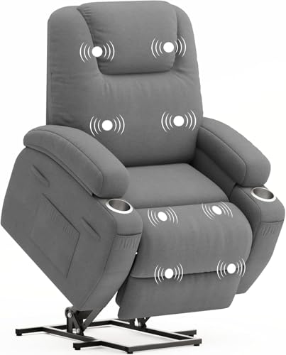 Flamaker Power Lift Chair Massage Recliner Chairs for Elderly -