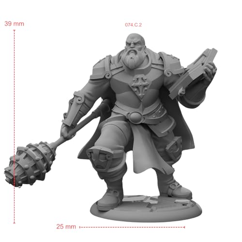 Miniaturas RPG Herois Humanos Personagens Dungeons And Dragons DND D&D 7 Unidades