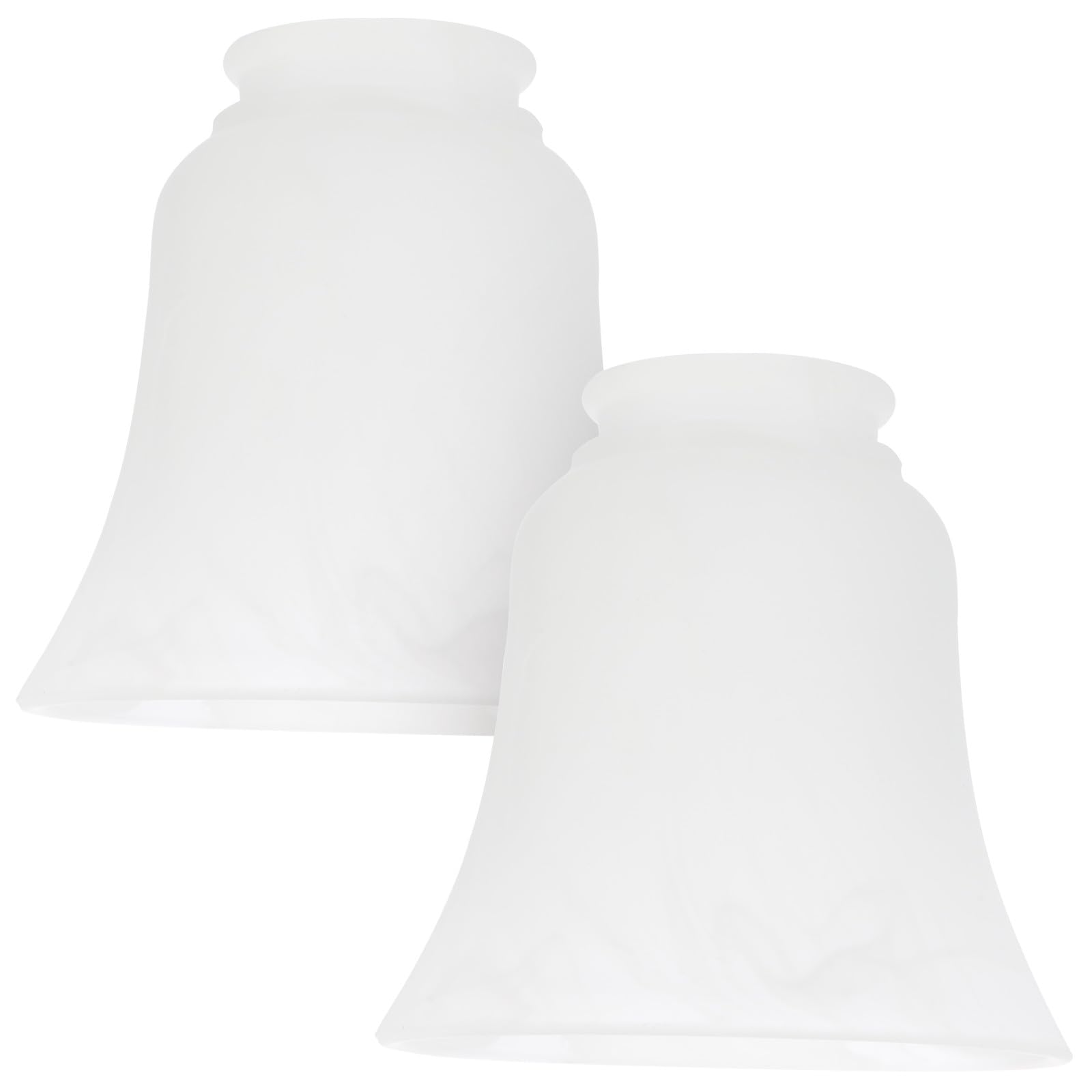 Pantallas de Pack de 2 Piezas Diseño y Estructura Resistente de Color Blanco para Lámpara Colgante E27 para Lámparas de Techo