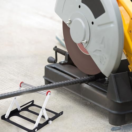2 Stück Verstellbarer Stützrahmen für Schneidemaschinen, Faltbare Einstellbare Schneidemaschine Stützgestell, Tischsägenständer, Schneidemaschinenaufsatz zum Schneiden von Metall, Holz und Stein