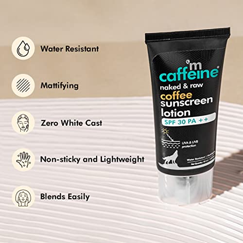 mcaffeine Women & Men Coffee Matte Sunscreen Spf 30 Pa++ For UVA & UVB Protection & Repair | Lightweight & Water Resistant Sun Cream For Oily Skin... - Image 2