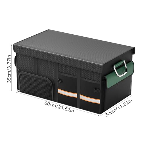 Boîte de rangement pliable de voiture avec compartiment aliments chauds et poignées