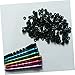 Mipcase 100pcs Dart O-Rings Kit for Accessories Black Rubber Gasket Non-Slip Rod Washer for Rod Pad
