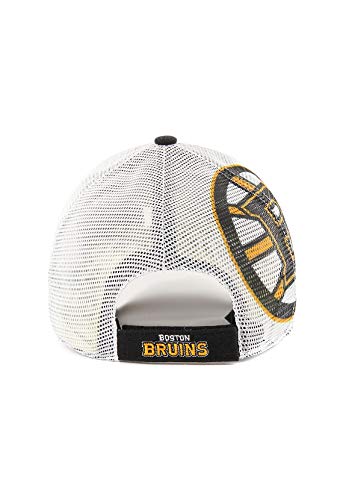 Gorra 47Brand Malvern Trucker MVP Boston Bruins negra ajustable NHL 3