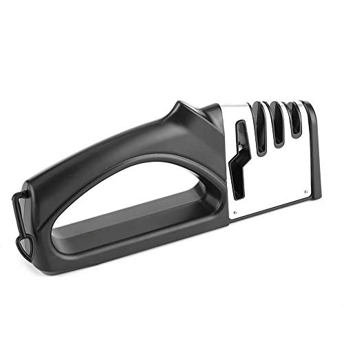Fydun Afilador de Cuchillos de ángulo Fijo de 4 Etapas para el ar 4 en 1 Accesorios de Cocina Amplia Gama de Usos