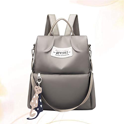 Mochila de nylon simples para todas as combinações à prova d'água e antirroubo, bolsa de armazename