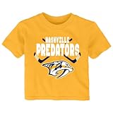Outerstuff NHL Infant (12-24M) Crossed in Front Short Sleeve Tee, Nashville Predators 18 Months