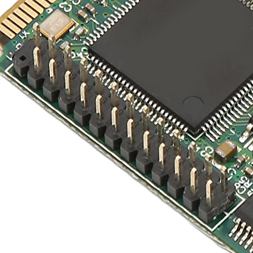 Septpenta Tarjeta Controladora Mini PCIE Ch384l, 24 Puertos Serie 8 MBps, 4S1p Multi I O Industrial Com1 Ltp1 Puerto para Expansión de Puerto Serie RS232 de Bus Pequeño, Compatible con Windows - imagen 9