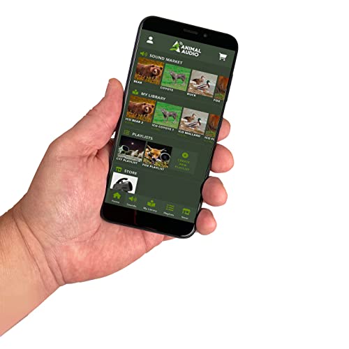 Icotec Renegade+ Programmable Predator Call With Bluetooth - 30 Professional Sounds - 300 Yard Remote Range - Play 2 Sounds Simultaneously #TOP3