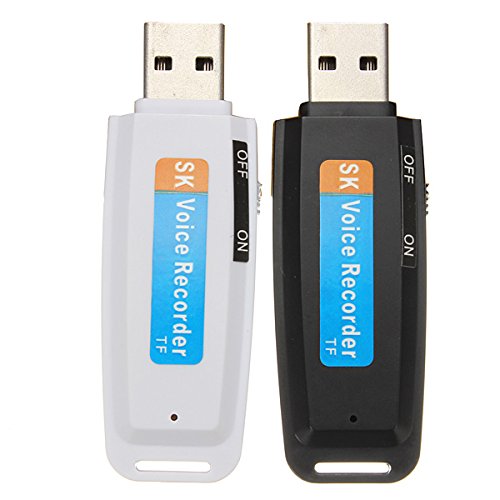 MASUNN 32Gb USB Stylo Disque Flash Lecteur Audio Numérique Enregistreur Vocal Noir