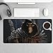 Grim Reaper Desk Mat Non-Slip Laptop Writing Pad Large Keyboard Mousepad with Rubber Base 23.6