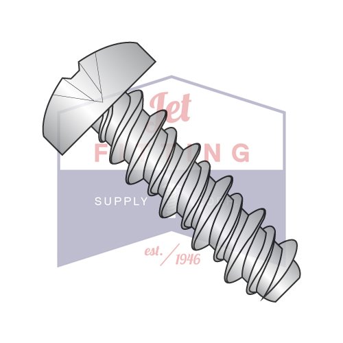 4-24X3/8#3HD High Low Style Thread Forming Screws | Phillips | Pan Head | 410 Stainless Steel (Quantity: 10000)