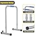 YIOFOO Adjustable Dip Station - Multifunctional Dip Stand Bar with Safety Connector for Home Gym & Body Weights Strength Training