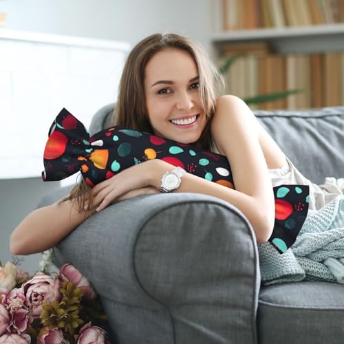 Almohada tipo dulce de espuma viscoelástica negra miniatura 7