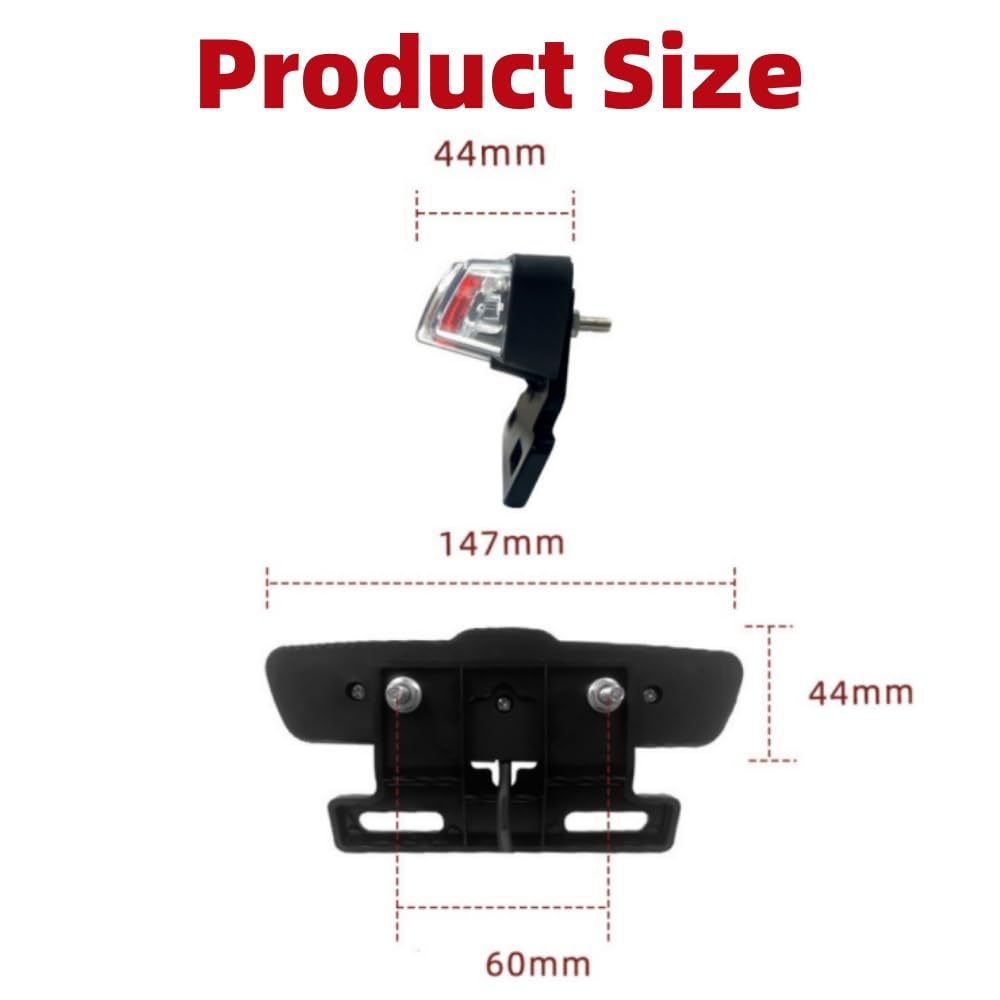 NULKOMMA Electric Bicycle Waterproof Warning Tail Light LED Brake Light with Turn Signals 36V/48V Bike Rear Light Night Riding (6pin Female)