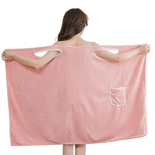 NICEYEA Damen Saunakilt Saunatuch Tragbar Bademantel Sling Baderock Wrap Weich Saugfähig Verstellbare Robe Bademäntel Sauna Kilt Mikrofaser Duschtuch für Spa Dusche Pool Badezimmer, 135X85CM