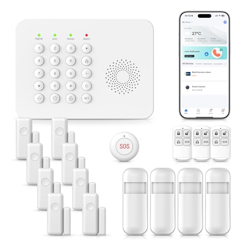 2026 WiFi+GSM/4G Home Security System with...