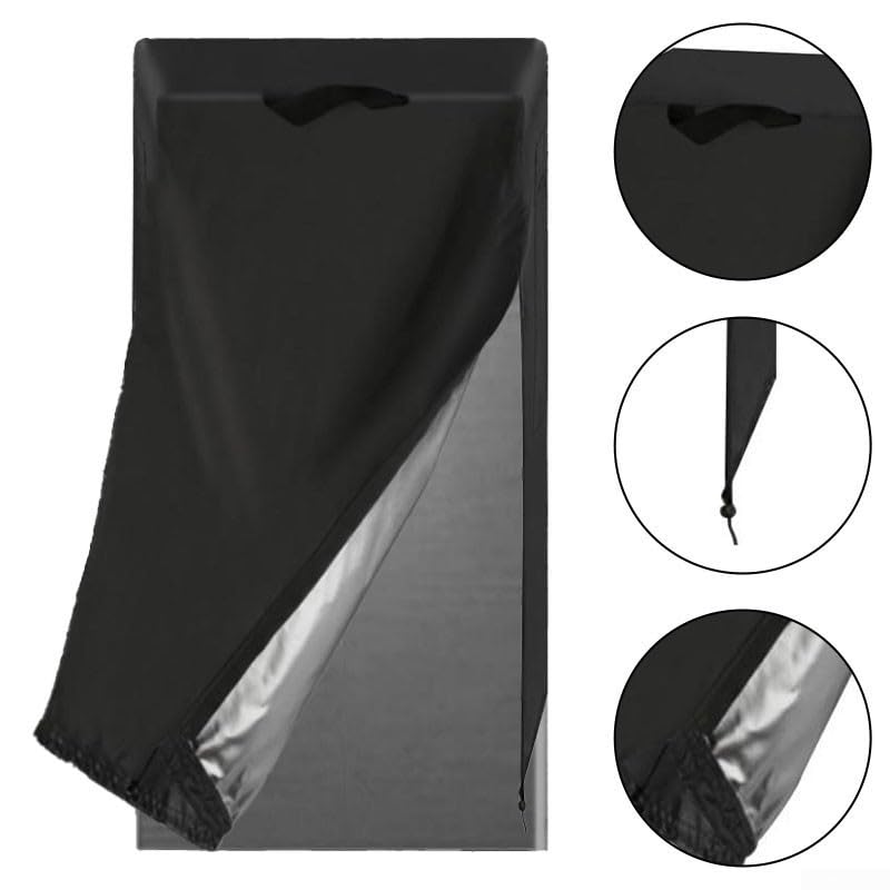 Lecreatekit Copertura impermeabile per frigorifero, antipolvere, per proteggere congelatori verticali (60 x 85 x 185 cm)