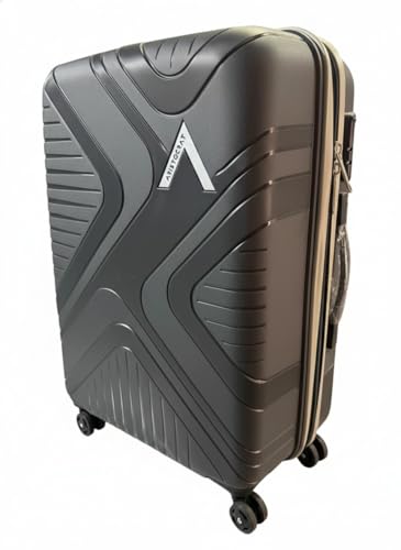 Image of VIP Aristocrat 55, 66 & 75 Cm Polyproplyene Hard-Sided 4 Wheels Spinner Luggage Set of 3 Trolley Bags for Travel with Combination Lock| 7 Years Warranty (Grey)