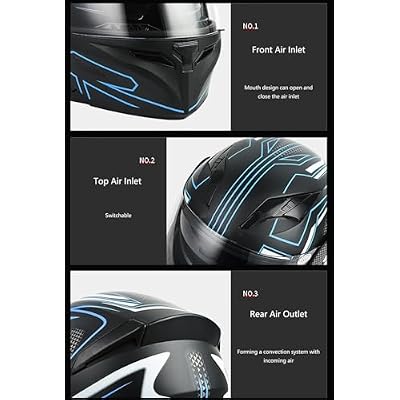 Motorbike Open Face Bluetooth Helmet, Retro Adult Jet Motorcycle Helmet, DOT Approved Anti-Fog Dual Visor Bluetooth Helmet, Flip-Up Motorcycle Modular Helmet