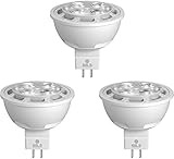 SELS MR16 Led Bulb, 6.5 Watts, 12V, 450 Lumens, MR16 Base, Landscape Bulbs, 75 Watt Halogen bulb Equivalent, UL, 2700K Softwhite - 3 Pack - Suitable for Damp Locations