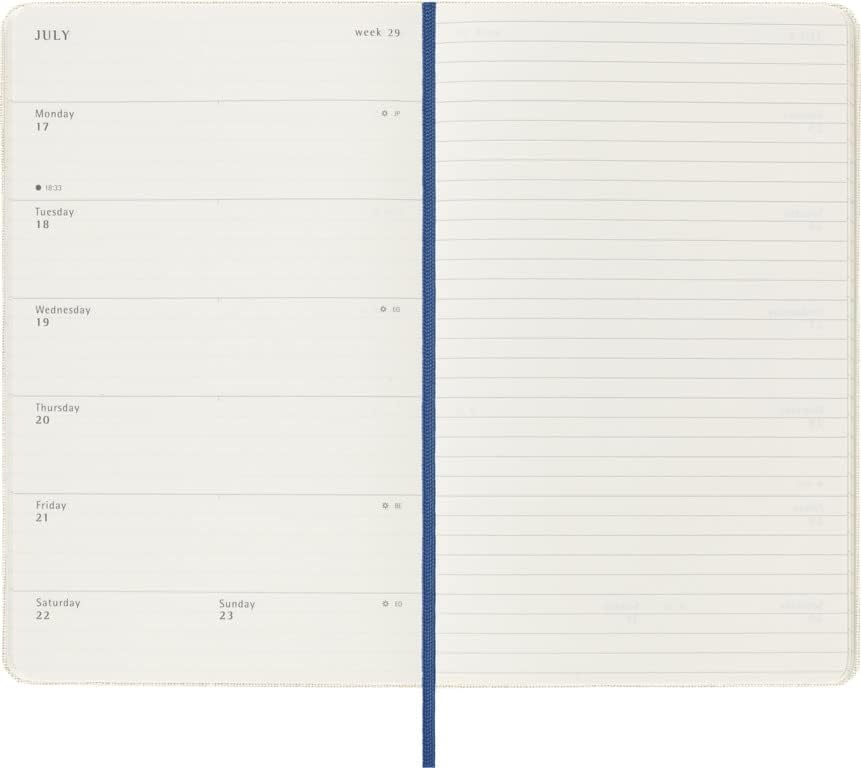 Moleskine Weekly Planner 2023, 12-Month Diary, Limited Edition Alice In Wonderland - Image 5
