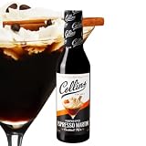 Collins Pumpkin Spice Espresso Martini Cocktail Mix, Pumpkin Spice Cocktail Mixer, Just Add Vodka for a Two-Ingredient Espresso Martini, Real Sugar Coffee Mixer, 12.7 oz