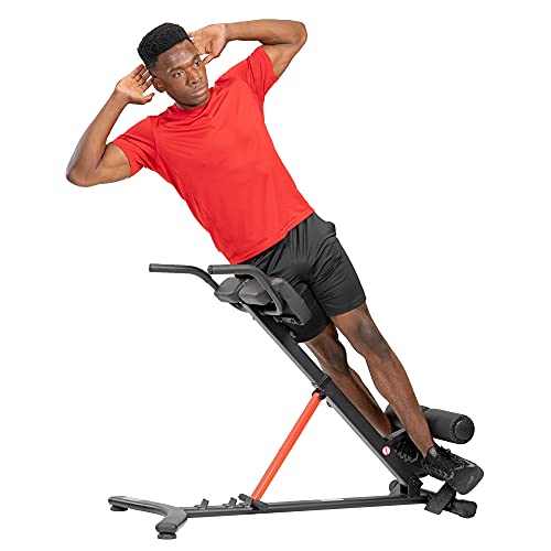 Sunny Health & Fitness Hyperextension Roman Chair With Dip Station - Sf-Bh620062 , Black #TOP7