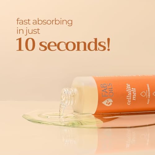 Image of FAB Oils Cellulite Melt Body Oil with Capsaicin & Centella, Fast Absorbing, Lightweight Anti-Cellulite Massage Oil for Toning & Smoothing Skin | Clinically Proven | -100 ml