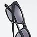 Cyxus 2024 Polarized Rectangular Sunglasses Men Square UV Protection Fashion TR Frame Male Shades Black