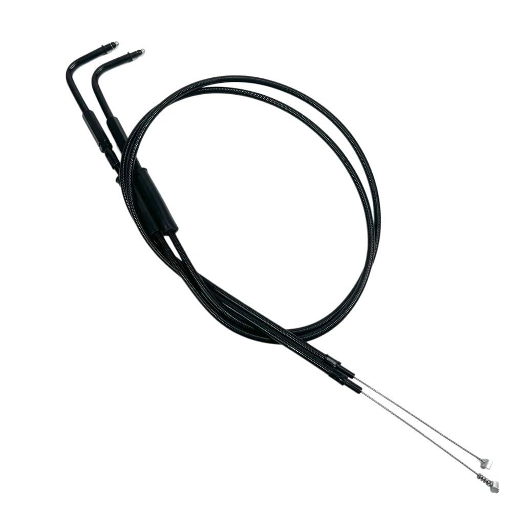 Accesorios para motocicleta, cables negros, Cable de acelerador para Sportster XL1200 883 para Dyna para Road King para Softail para Fat Boy