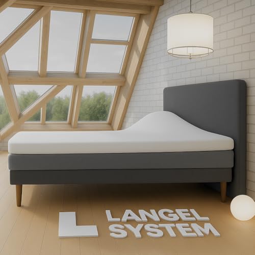 Miniatura 7 de Langel System Topper 90x200x9cm Sobrecolchón Viscoelastico Espuma De Carbón Activado