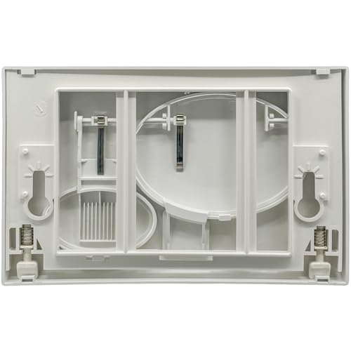 Plaque de commande ERREPIERRE Diva Maxima blanche pour changer de poussoir