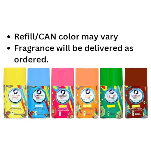 Image of CottonMist Air Freshener Refill | Thanda Paani Fragrance | 250ML | 3000 Sprays | Ideal For Homes, Offices, Restaurant, Hotel, Mall, Saloon etc | Fits All Standard Dispensers except 225ML Dispenser