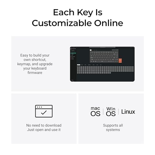 Image of Keychron K2 75% Layout QMK Wireless Mechanical Keyboard Super Banana Switch, Swappable RGB Backlight Aluminum Frame with Shine-Through Double-Shot PBT Keycaps for Mac Windows-Version 3