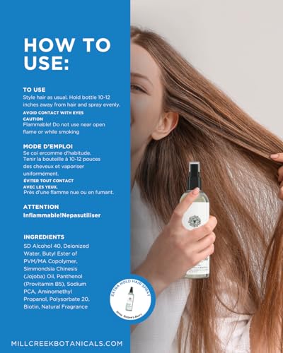 Mill Creek Botanicals Extra Hold Hair Spray 8 Oz 3 Pack miniatura 4