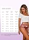 Hialegion Damen Unterhosen Slip Spitzen UnterwäSche Frauen Hohe Taille Elastisch Weich GroßE GrößE Seamless 6 Mehrpack 2XL