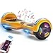 E-RIDES Hoverboards per Bambini, 6,5 Pollici Autobilanciato Scooter Elettrico, Overboard con Bluetooth e LED luci, Regalo per Bambini ragazze e Adulti, colore: Oro