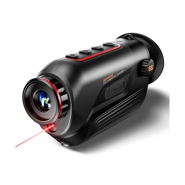 GOYOJO G210 Thermal Monocular, 256×192 (25 Hz) Thermal Imaging Monoscope Camera for Adults, 10mm Focal Lens Vision Goggles Thermal Scopes for Night Hunting Camping