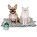 Furhaven Pet Dog Bed Heating Pad | ThermaNAP Quilted Faux Fur Insulated Thermal Self-Warming Pet Bed Pad for Dogs & Cats, Snow Leopard, Small