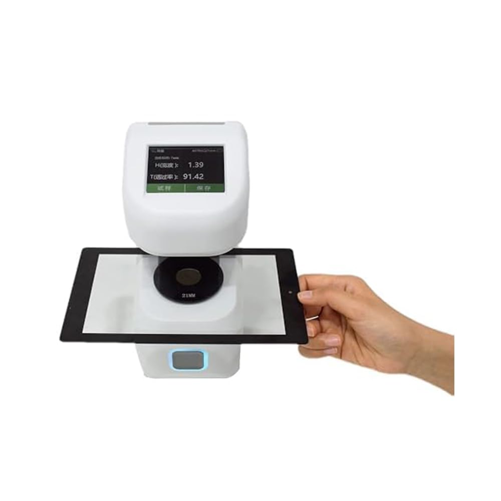 Two Apertures Haze Meter Handheld Hazemeter with Measurement Aperture 21mm, 15mm Resolution 0.01 Repeatability ≤0.05 Support Connecting Mobile Phone Applet Massive Data Storage